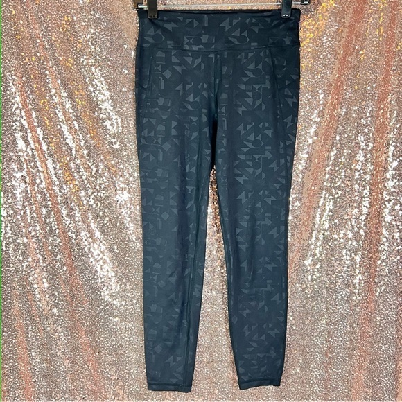 Sweaty Betty Pants - Sweaty Betty Black Geo Print 7/8 All Day Leggings – XS (0-2) – New